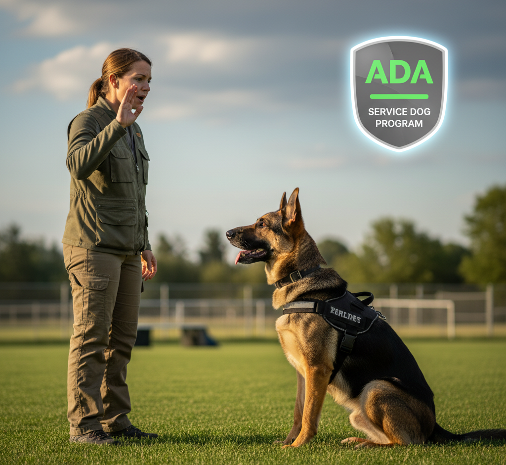 Service dog training